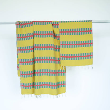 LATTICE TURKISH TOWEL:  LEMON SPRITZ