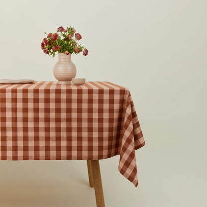 Gingham Tablecloth  90"x 60"