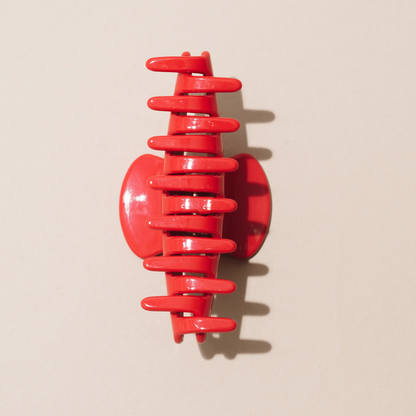 Cherry Red Claw Clip| 4" Medium