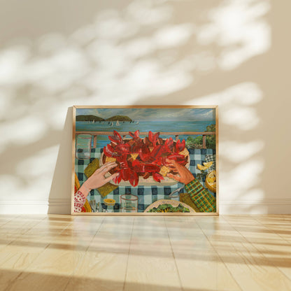 New England Lobster Art Print