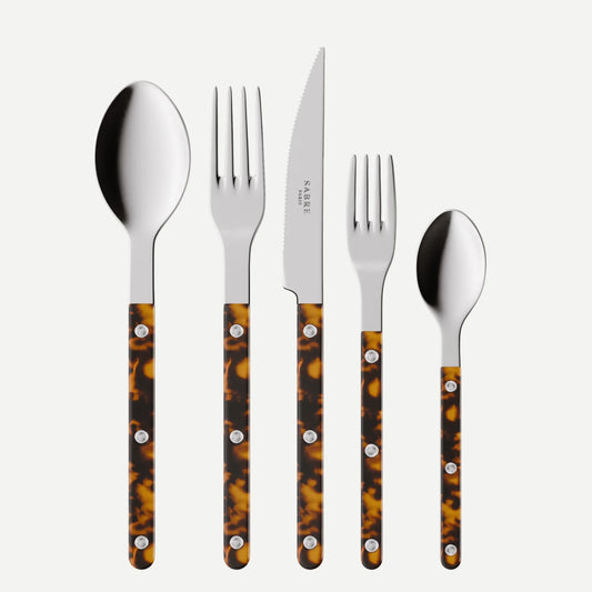 Bistrot Tortoise 5 Piece Cutlery Set
