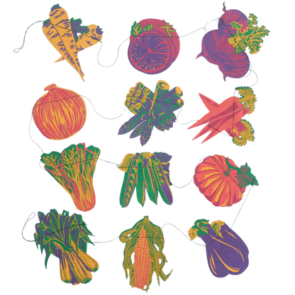 Vegetable Sewn Garland