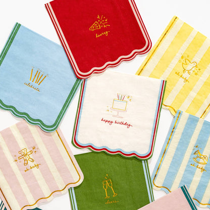Happy Birthday Cocktail Napkins