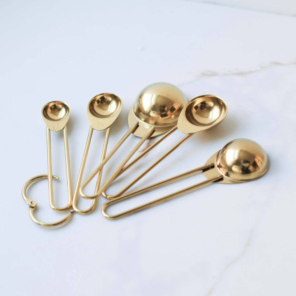 Gold Measuring Spoon Set