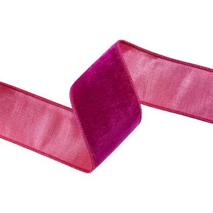 2 1/2" Wired Premium Velvet Ribbon | 5 Yard Roll