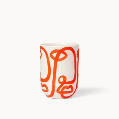 Cara Coffee Cup - Poppy Red