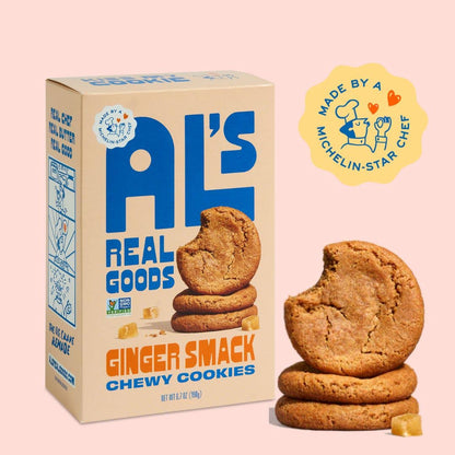 Chewy Ginger Smack Cookies