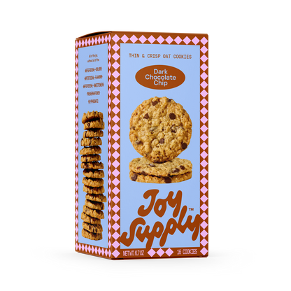 Thin & Crisp Oat Cookies, Dark Chocolate Chip