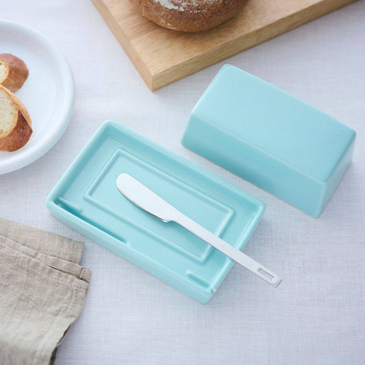 Butter Dish - Aqua Mist