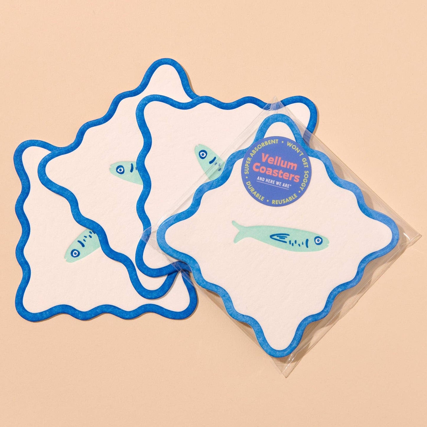 Crudite Coasters - Sardine