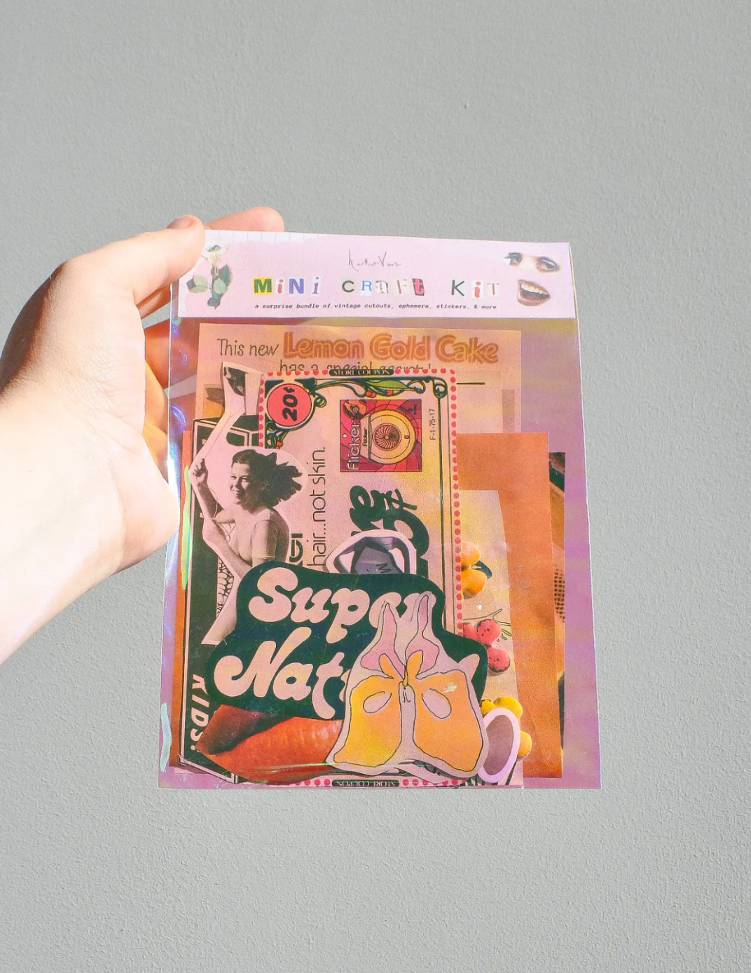 Mini Vintage *Mystery* Ephemera Craft Kit