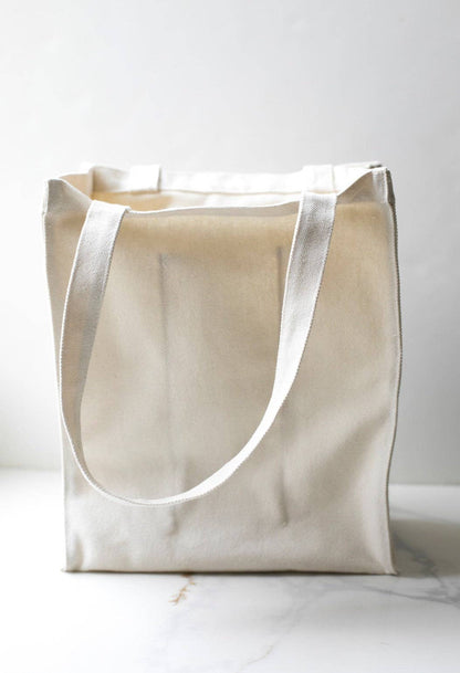 Wine Carrier Canvas Tote