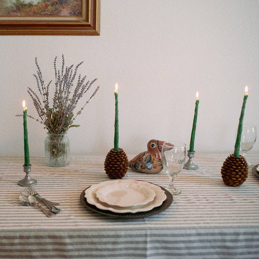 Asparagus Candle Taper Set
