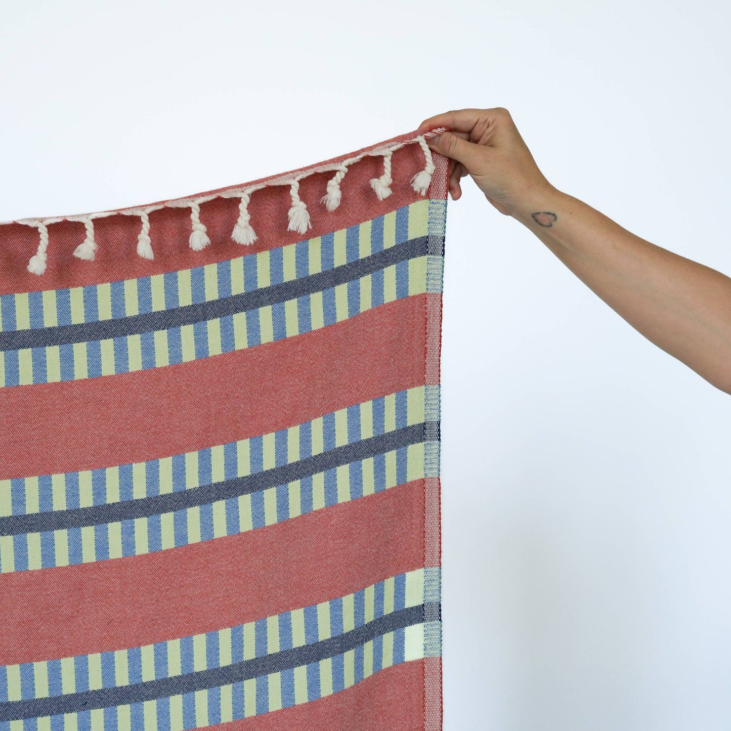 LATTICE TURKISH TOWEL: RUM PUNCH