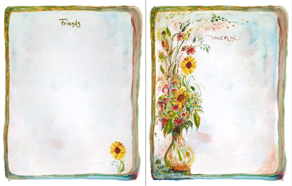 Menus: A Book for Your Meals and Memories by Jacques Pépin