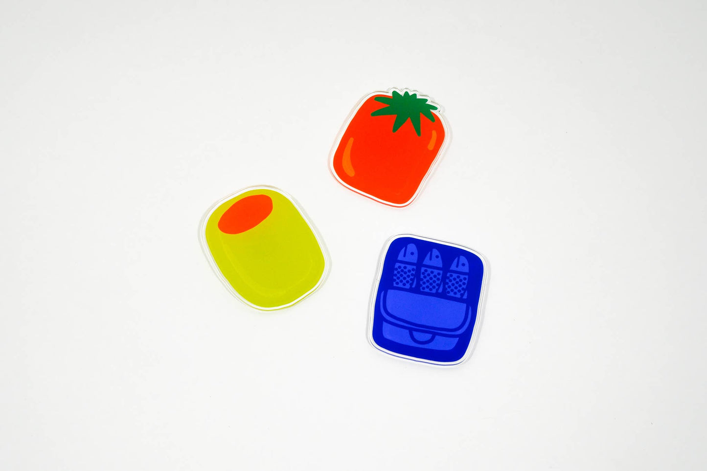 Tomato recycled acrylic fridge magnet