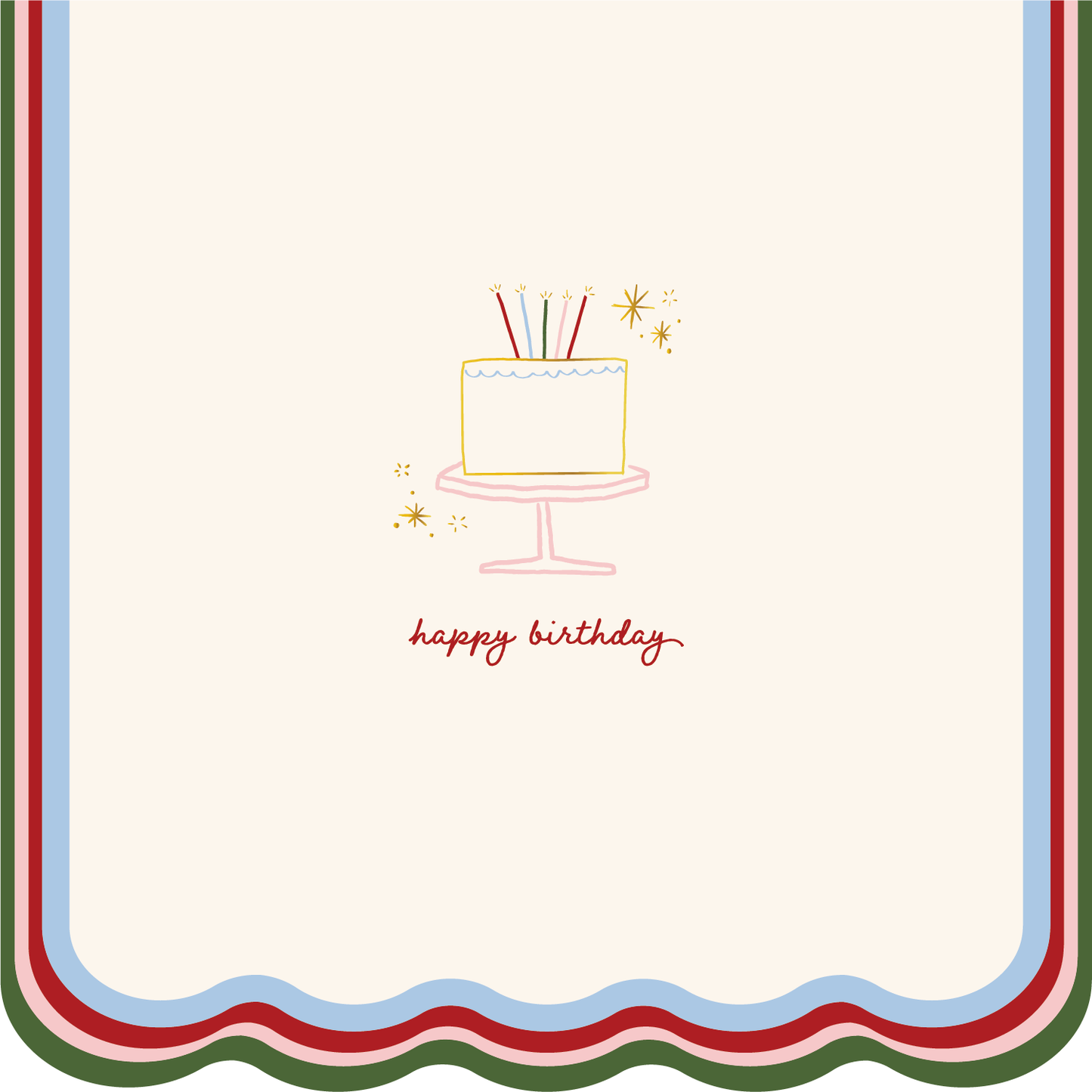 Happy Birthday Cocktail Napkins