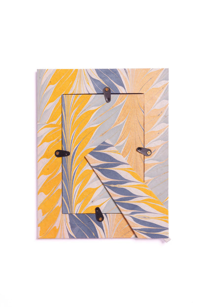 Hand-Marbled Picture Frame