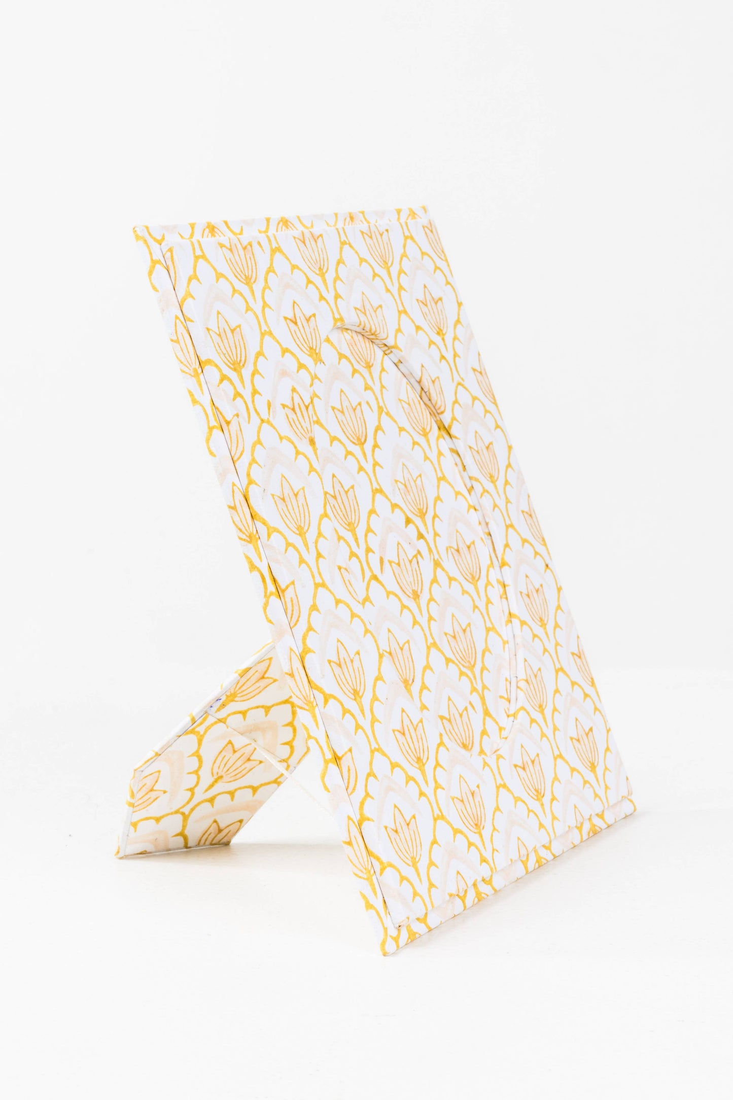 Blockprint Tulip Picture Frame