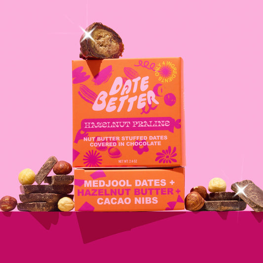 Hazelnut Praline - Chocolate covered dates