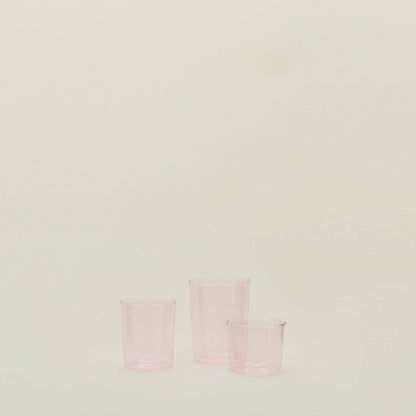 Colored Glassware, Set of 4 - Blush