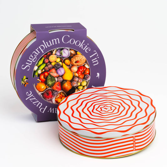 Sugarplum Cookie Tin Puzzle