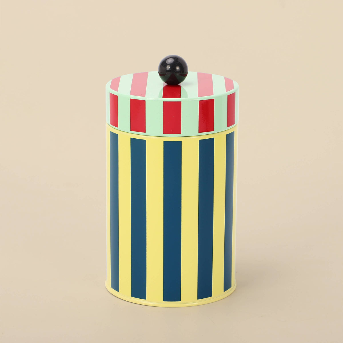 Tall Stripe Canister
