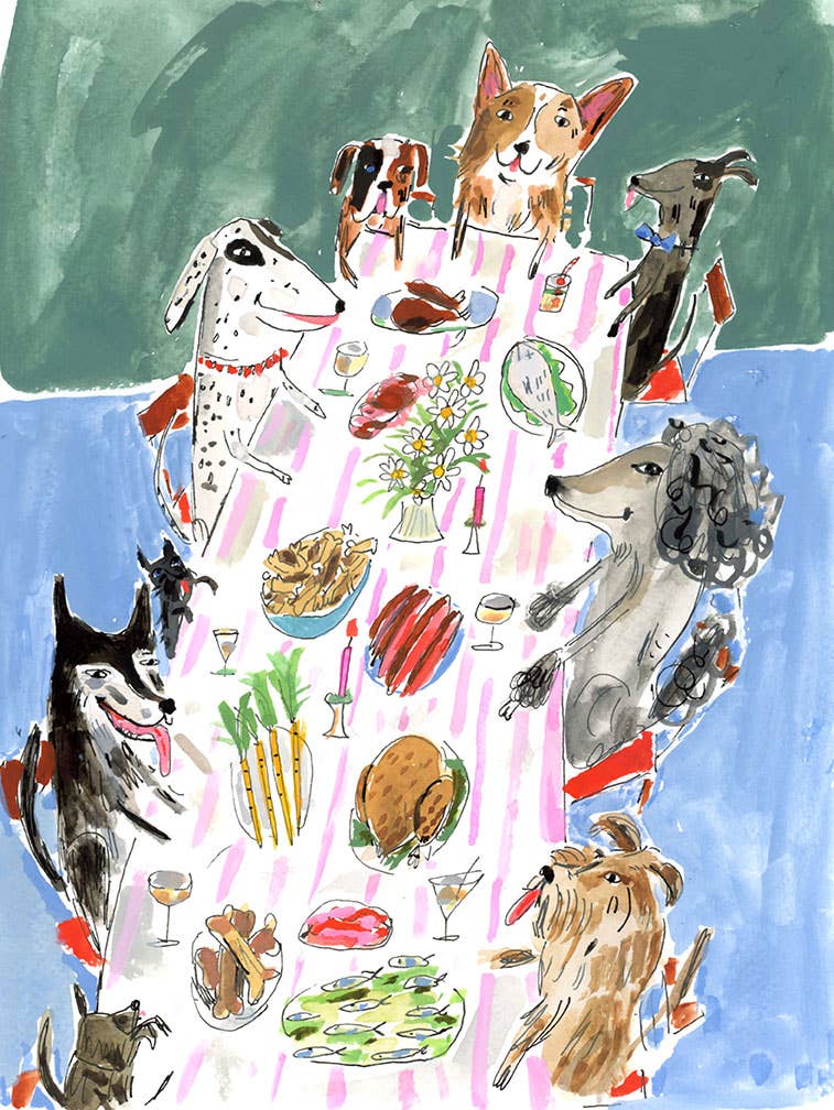 Dog Party Print