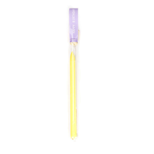 HBD CANDLE - YELLOW