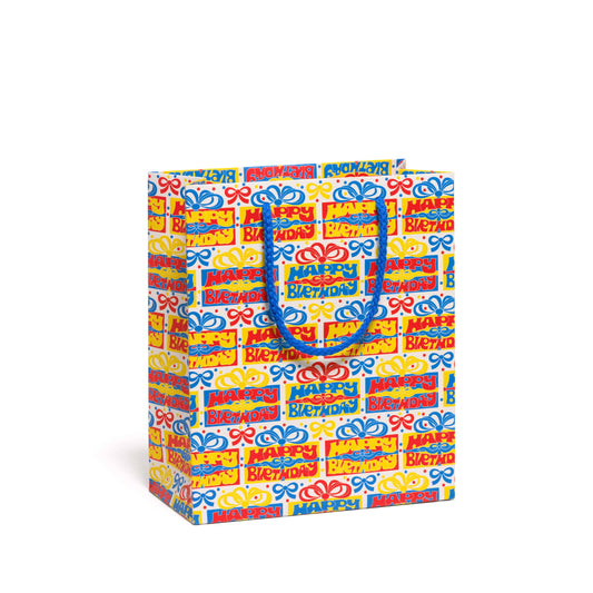 Happy Birthday Presents medium gift bag