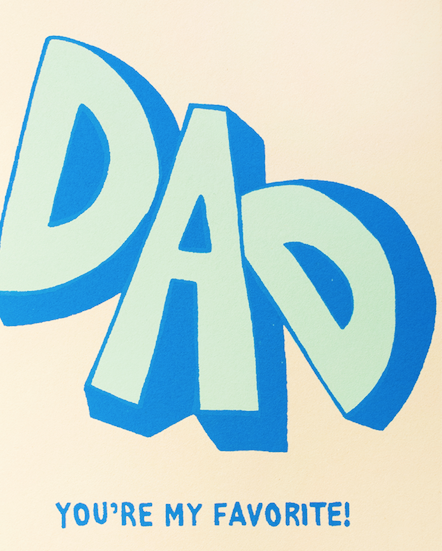 DAD FAVORITE Card