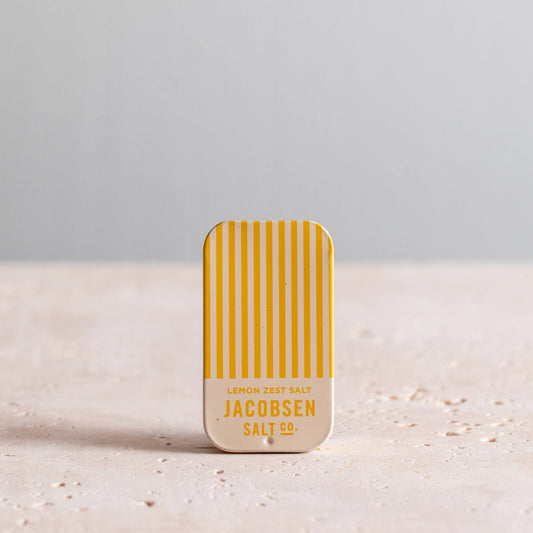 Infused Lemon Zest Sea Salt Slide Tin