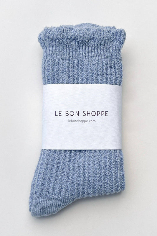 Linen Scallop Socks