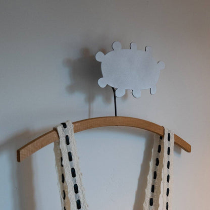 SOLI - Matte Silver | Wall Hook