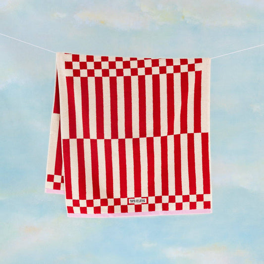 Red Clubhouse Towel