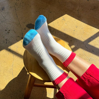 Color Block Girlfriend Socks