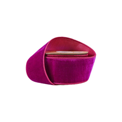 2 1/2" Wired Premium Velvet Ribbon | 5 Yard Roll