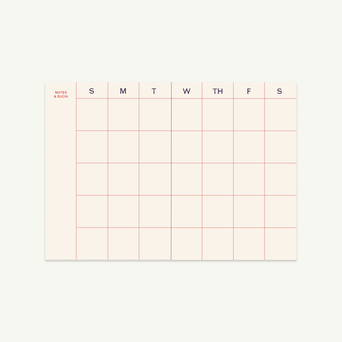 Agenda - Undated