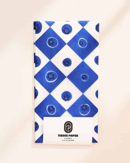 Blueberry Diamond Tissue Paper
