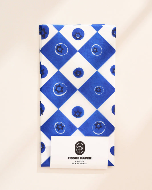 Blueberry Diamond Tissue Paper