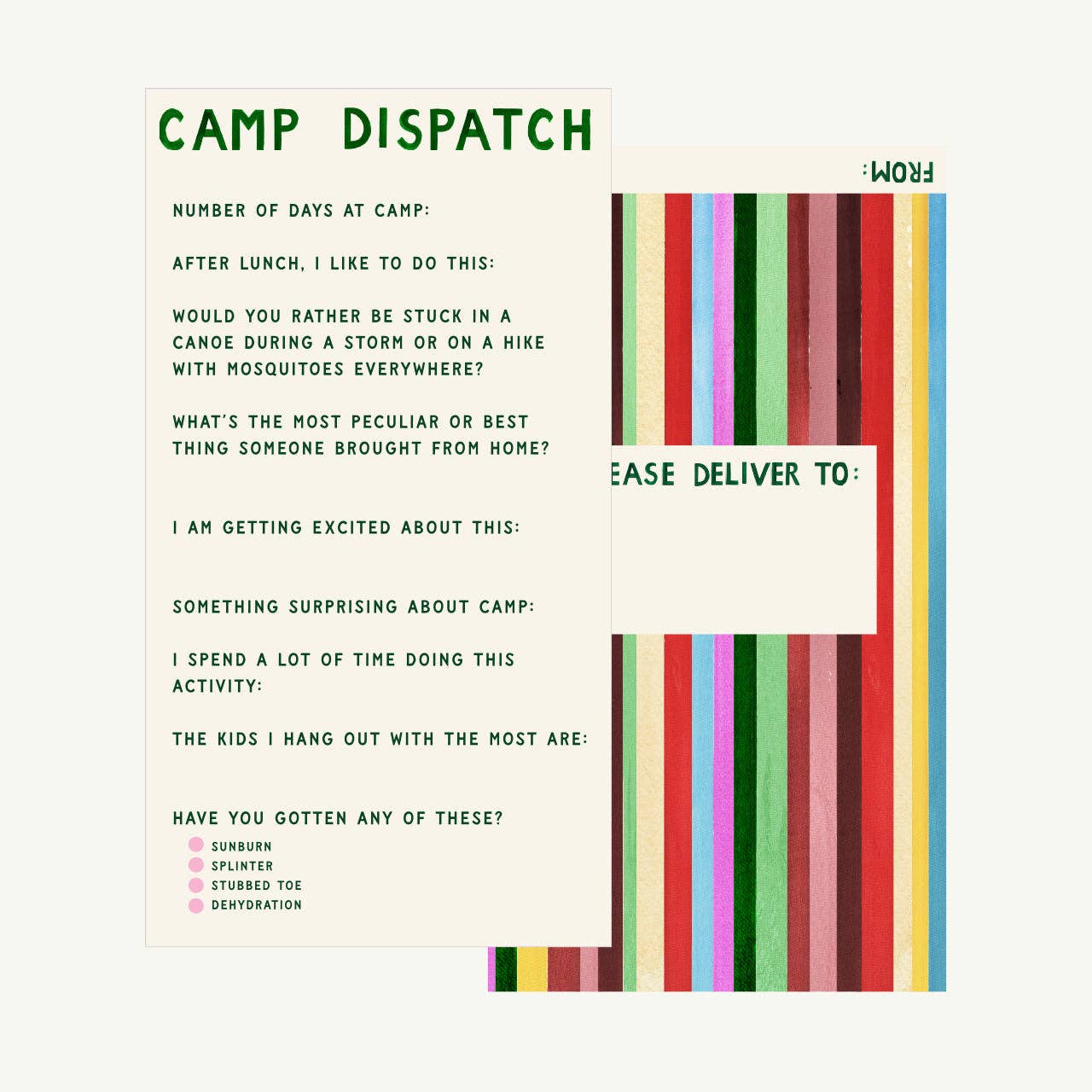 Notes from Camp Stationery Kit