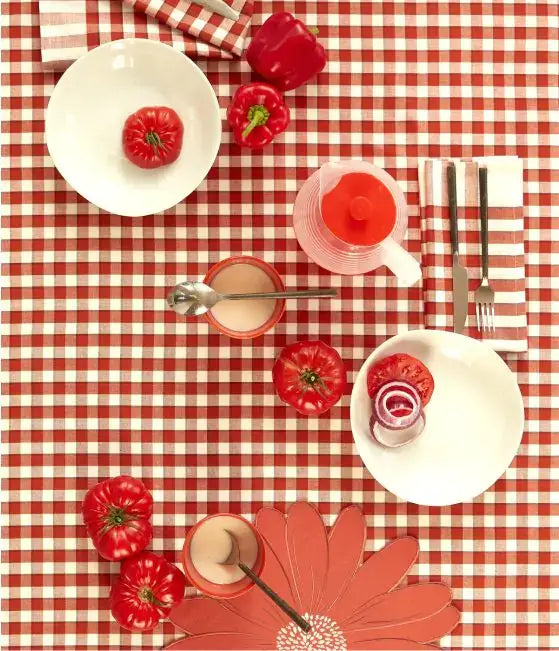 Paprika Plaid Tablecloth
