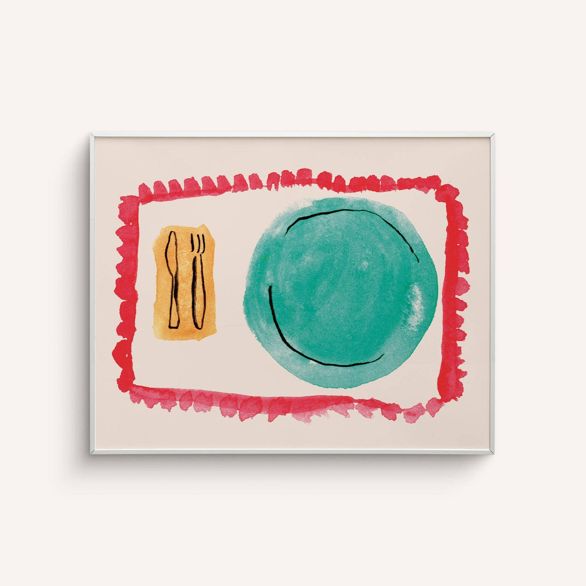 "Abstract Placemat" Art Print