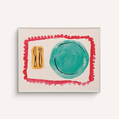 "Abstract Placemat" Art Print