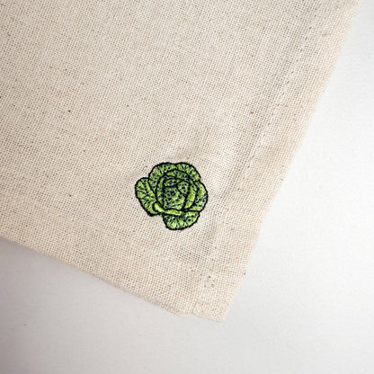 Mixed Vegetables Embroidered Dinner Napkin S/4