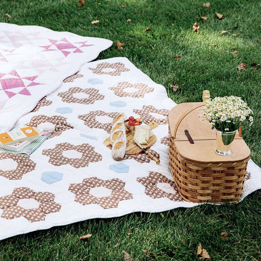 Constance Chocolate Quilted Blanket
