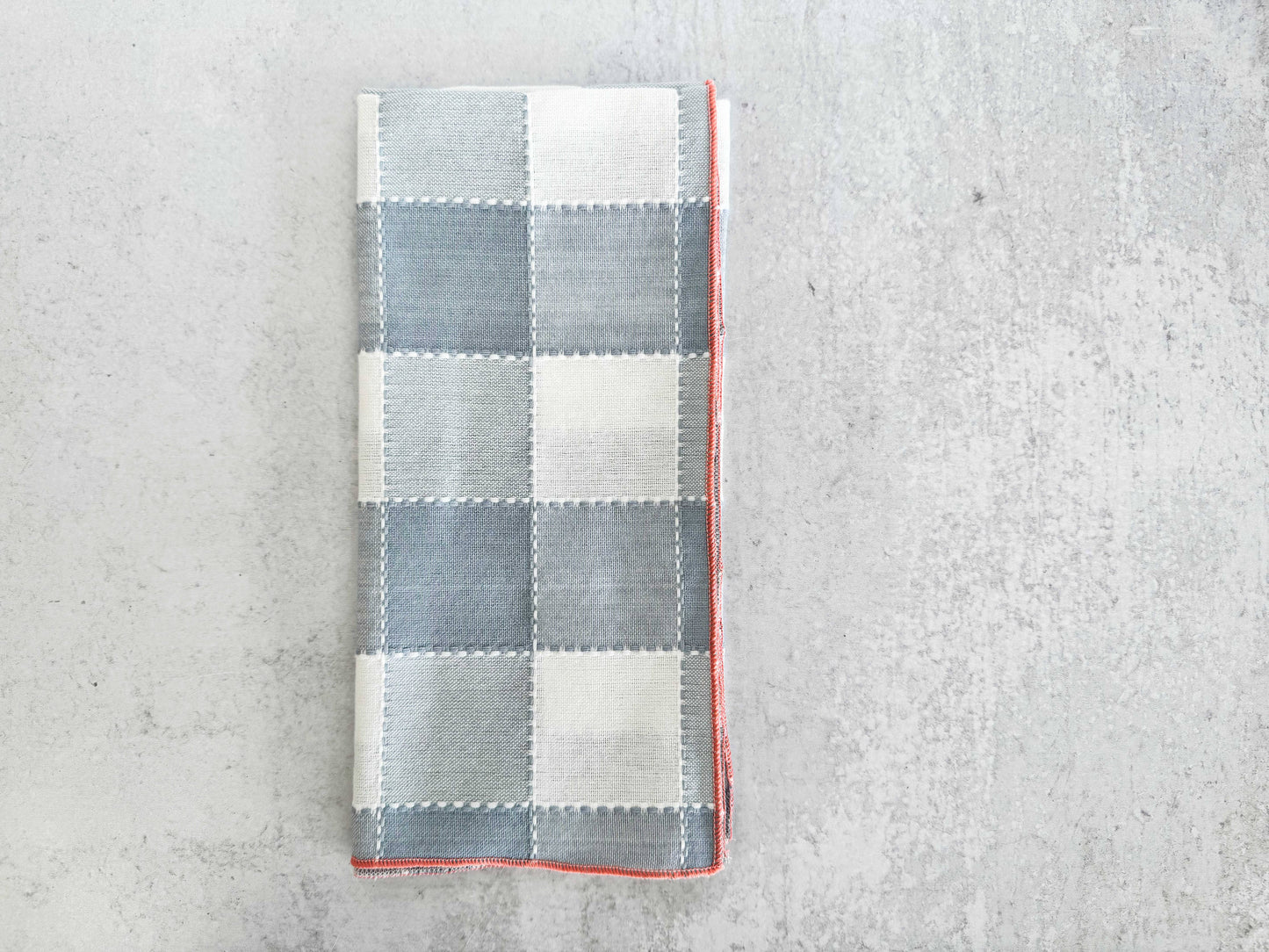 Check Cloth Napkins - S/4