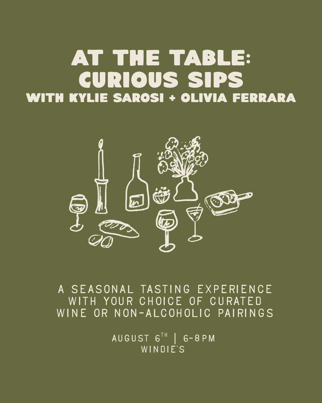 August 6th | At the Table: Curious Sips