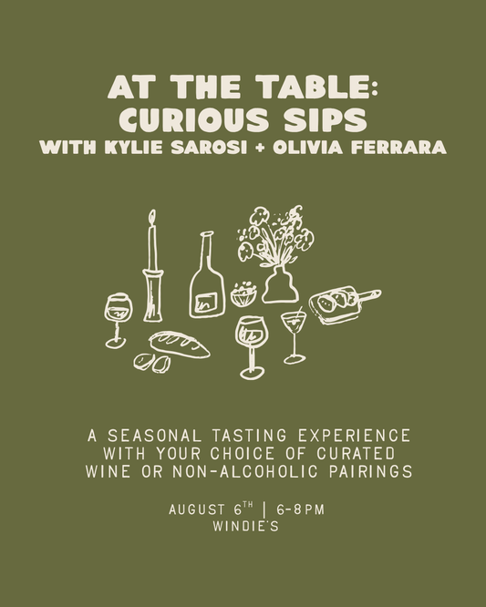 August 6th | At the Table: Curious Sips