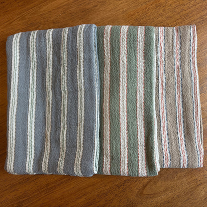 Cotton Striped Tea Towel